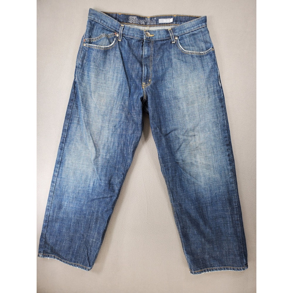 Levi's SilverTab Jeans‎ Mens 38 Blue Baggy Fit 90s Streetwear Denim Skater